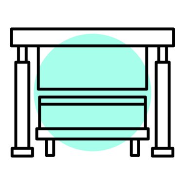 Beyaz arkaplanda izole edilmiş bank simgesi vektörü, şeffaf işareti kaydet