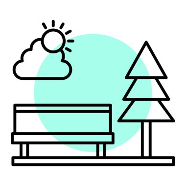 modern simge vektör illüstrasyonu