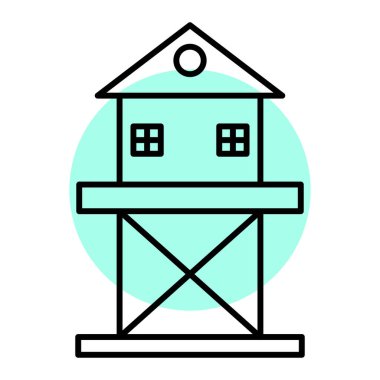 Beyaz arkaplanda izole edilmiş ev simgesi vektörü, şeffaf, ana tasarım ögeleri üzerinde tuğla işareti logosu konsepti