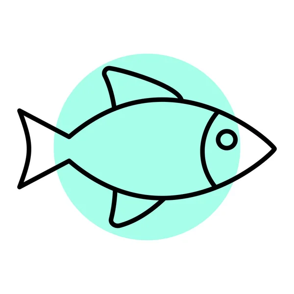 물고기 아이콘 아이콘의 — 스톡 벡터