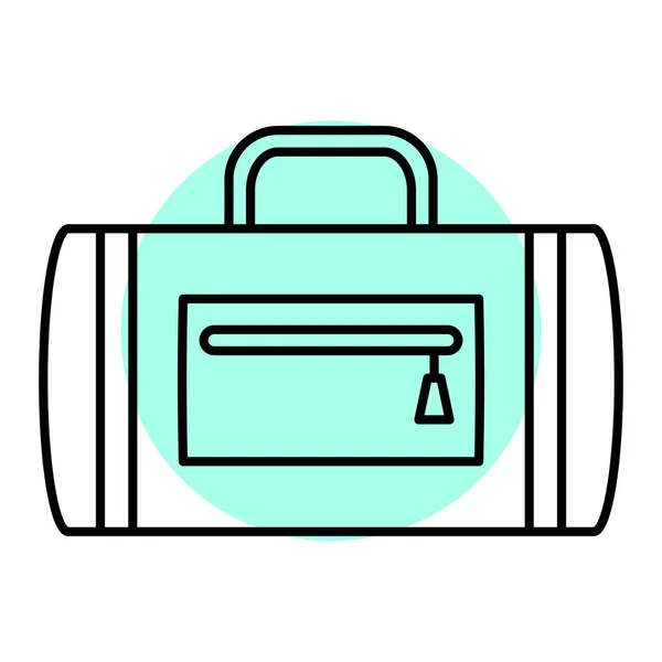 Suitcase Web Icon Simple Design — Stock Vector