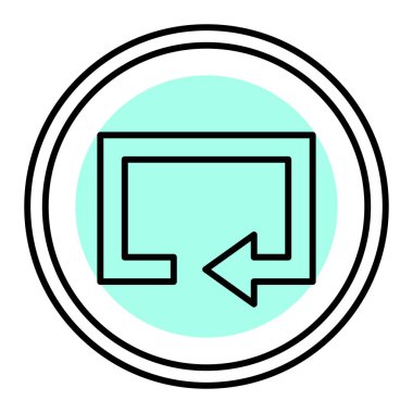 modern simge vektör illüstrasyonu