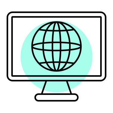 modern simge vektör illüstrasyonu