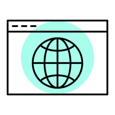 modern simge vektör illüstrasyonu