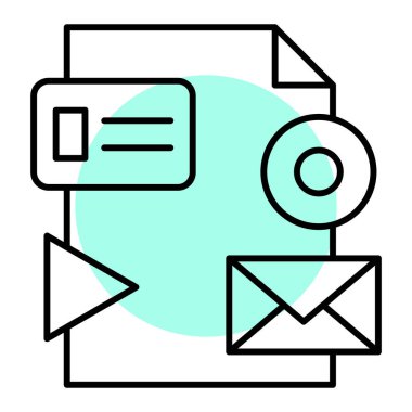 modern simge vektör illüstrasyonu