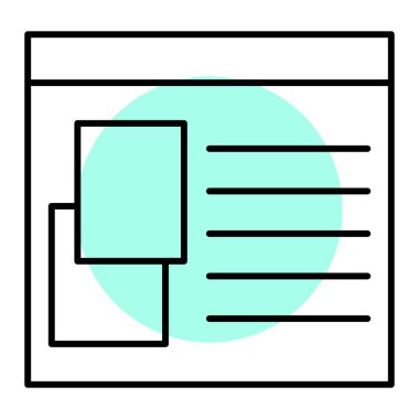 modern simge vektör illüstrasyonu