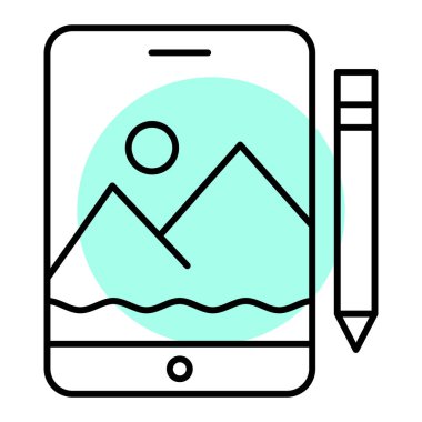 modern simge vektör illüstrasyonu