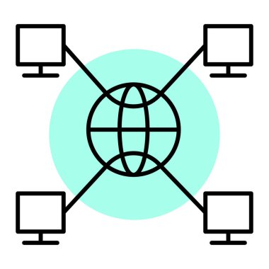 modern simge vektör illüstrasyonu 