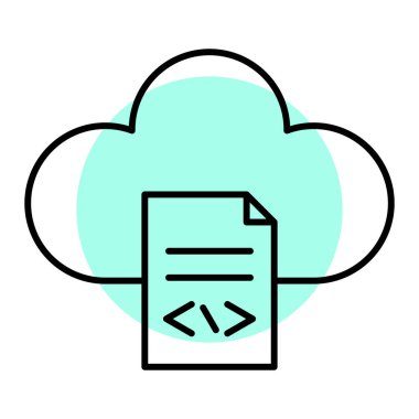 Bulut hesaplama. Web simgesi