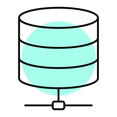 veritabanı simgesi çizimi