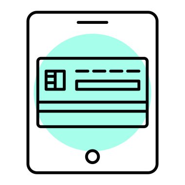 Kredi kartıyla. Basit tasarım