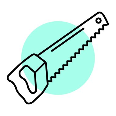 Simge gördüm. Vektör çizim