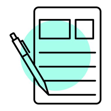 modern simge vektör illüstrasyonu 