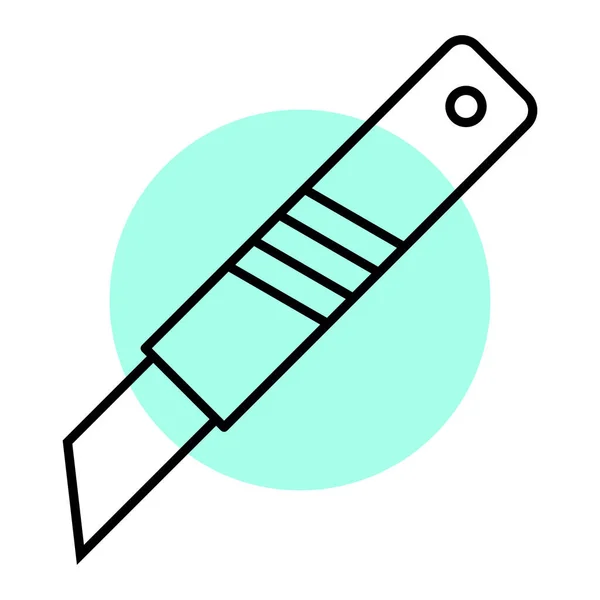 Значок Ножа Векторна Ілюстрація — стоковий вектор