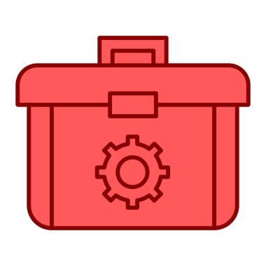 Alet çantası. Web simgesi basit illüstrasyon