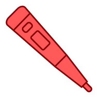 Termometre simgesi. ağ için izole arkaplan