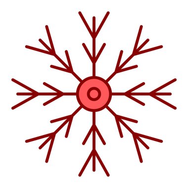 Kar Tanesi ikonu. ağ için düz kar vektör simgeleri