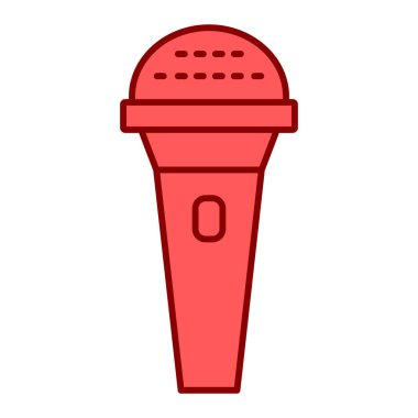 mikrofon simgesi. vektör illüstrasyonu