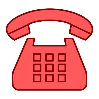 telefon simgesi vektör illüstrasyonu