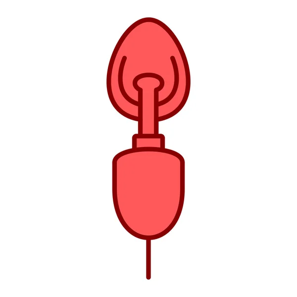 Röd Pil Ikon Vektor Illustration Grafisk Design — Stock vektor