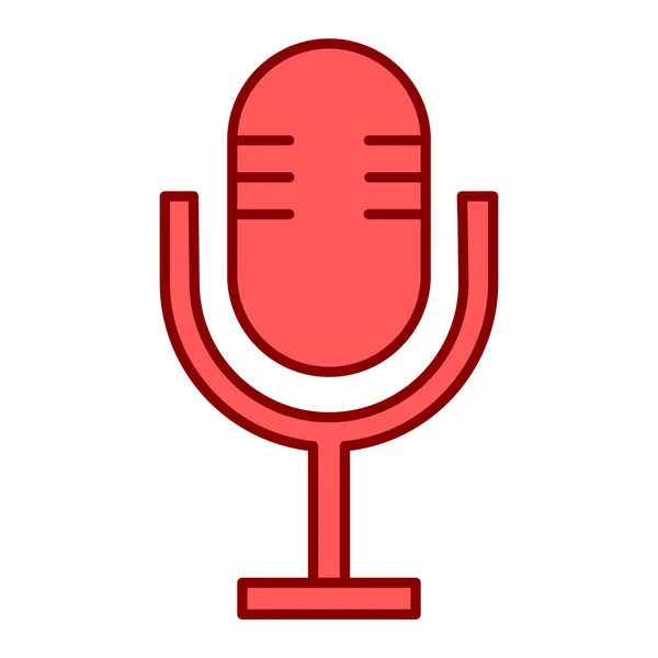 Microphone Icon Vector Illustration — Stock Vector