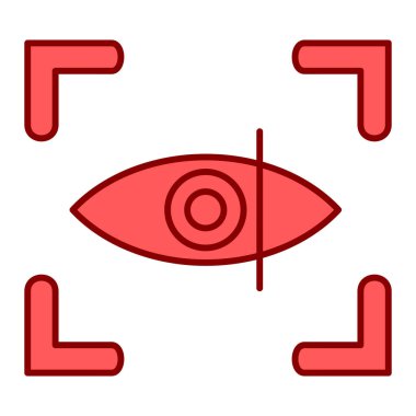 göz vektör simgesi modern basit illüstrasyon