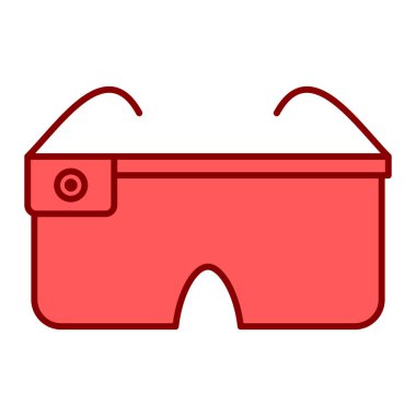 Modern gözlüklerin vektör çizimi 