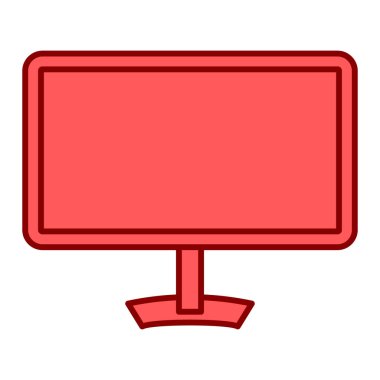 bilgisayar ekranı simge vektör illüstrasyon tasarımı