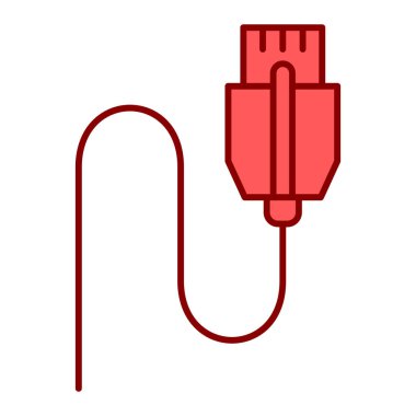 usb kablo simgesi vektör illüstrasyon tasarımı