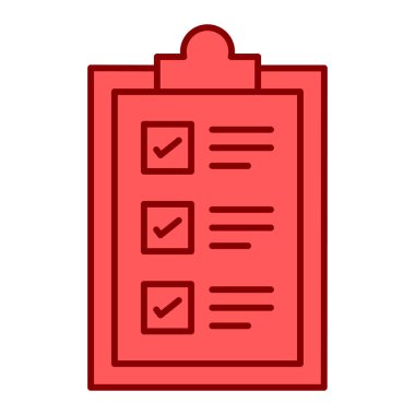 Kontrol listesi olan pano ve işaretleme vektör illüstrasyonunu kontrol et