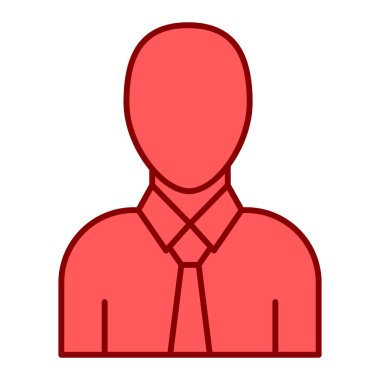 Adam avatar ikonu. kişi kullanıcı profili ve insanların teması. Yalnız tasarım. vektör illüstrasyonu