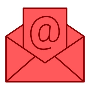 posta zarfı simgesi vektör illüstrasyon grafik tasarımı