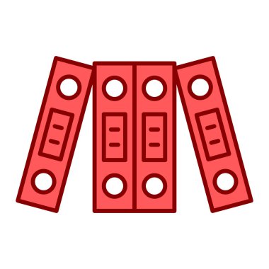 Ofis dizinleri simgesi. vektör illüstrasyonu