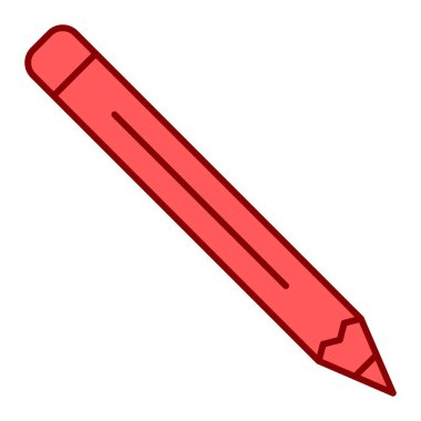 kalem simgesi vektör illüstrasyonu