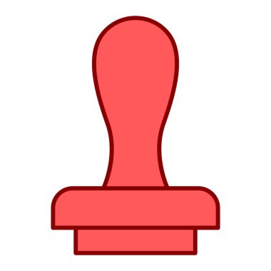 mühür ve vektör illüstrasyon tasarımı ile damgala