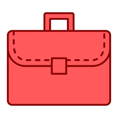evrak çantası ikonu vektör illüstrasyonu