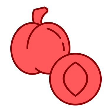 taze pancar meyve ikonu vektör çizimi tasarımı