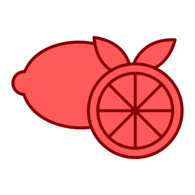 meyve simgesinin vektör illüstrasyonu