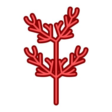 Beyaz arka planda meyve ve sebze ikonu. vektör illüstrasyonu