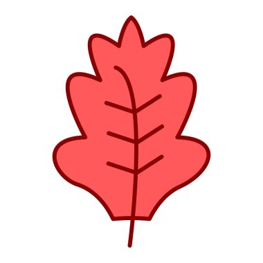 sonbahar yaprağı izole edilmiş ikon vektör illüstrasyon tasarımı