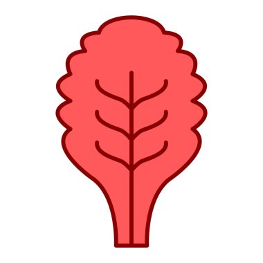 Yaprak ikonu vektör illüstrasyonu