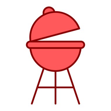 Izgara ikonu. vektör illüstrasyonu