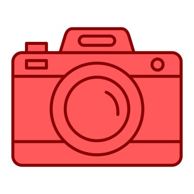 kamera simgesi vektör illüstrasyonu