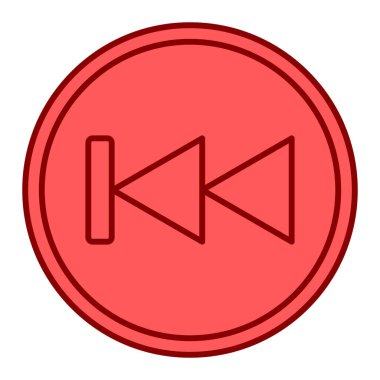 çalma düğmesi vektör simgesi