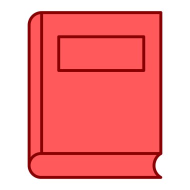 kitap simgesi vektör illüstrasyonu