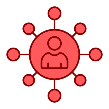 ağ bağlantı vektörü simgesi