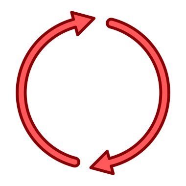 ok simgesi vektör illüstrasyonu