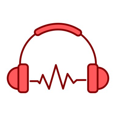 kulaklık vektör illüstrasyon tasarımı