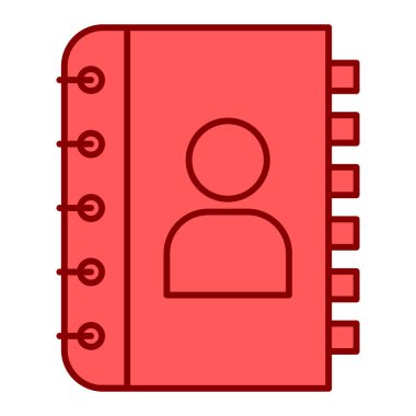 kitap simgesi vektör illüstrasyonu