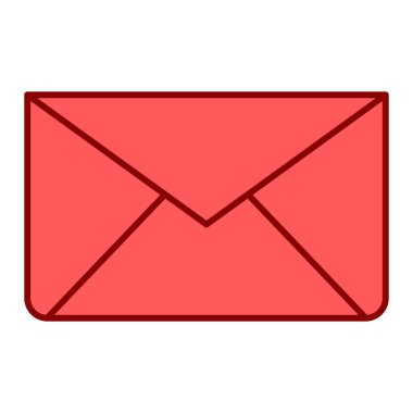 zarf e- posta simgesi vektör illüstrasyon grafik tasarımı